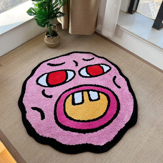 Tufted Carpet Cherry Bomb Rug Pink